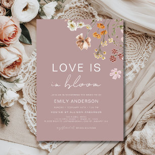 Pink Love is te zien in het Bloom Wildflower Vrijg Kaart