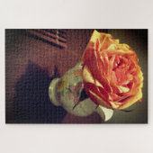 Pink Love Rose Relaxing Self-Care Puzzle (Horizontal)