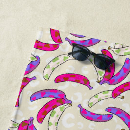 PINK LUSH BANANA BEACH TOWEL STRANDLAKEN