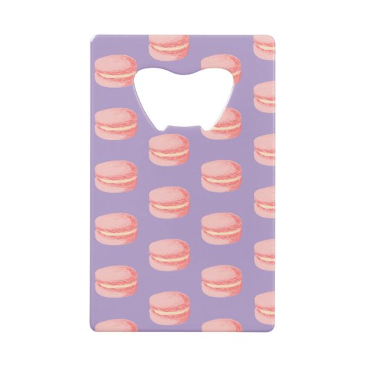 Pink Macaroons Kredietkaart Flessenopener (Voorkant)