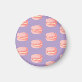 Pink Macaroons Magneet