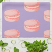 Pink Macaroons Theedoek (Gevouwen)