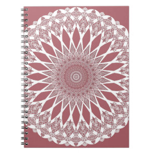 Pink Madder Tristyns Mandala Notitieboek
