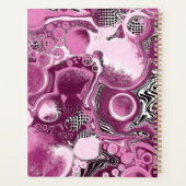 Pink, Magenta et Black Fluid Art Pour Peinture (Dos)