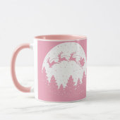 Pink Magic Christmas Mok (Links)