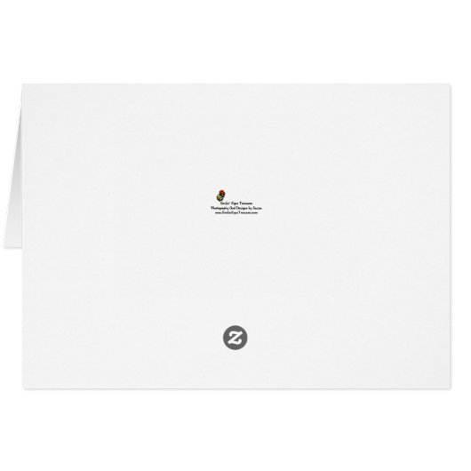 Pink Magnolia Flowers Blue Sky Note Card (Dos Horizontal)