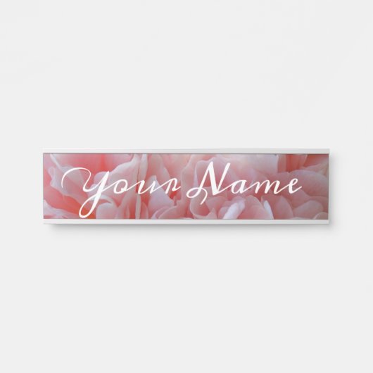 Pink Mallow Deurbordje (Voorkant)