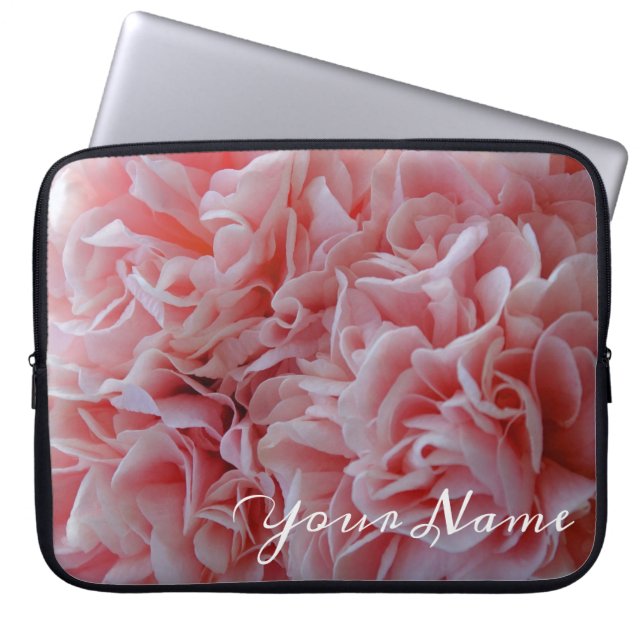 Pink Mallow Laptop Sleeve (Voorkant)