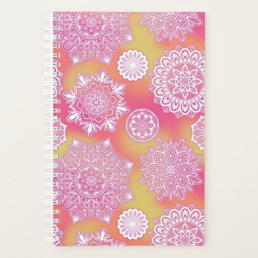 Pink Mandala Planner (Voorkant)
