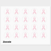 Pink Mandala Ribbon Cancer du Sein | Sticker (Feuille)
