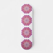 pink mandala skateboard (Voorkant)