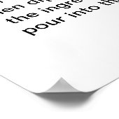 PINK MARGARITA Cocktail Recette 18"x24" Art Poster (Coin)