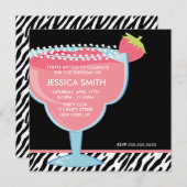 Pink Margarita Kaart (Voorkant / Achterkant)