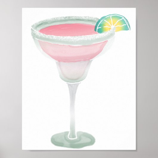 Pink Margarita Poster (Voorkant)