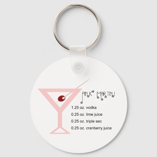 Pink Martini Keychain (Voorkant)