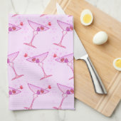 PINK MARTINIS Kitchen, Bath, Bar TOWEL Theedoek (Quarter Fold)