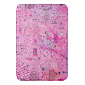 Pink Maximalist Abstract: Raspberry Sundae Badmat (Voorkant Verticaal)