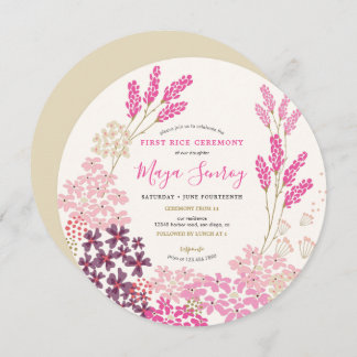 Pink Meadow First Rice Ceremony Kaart