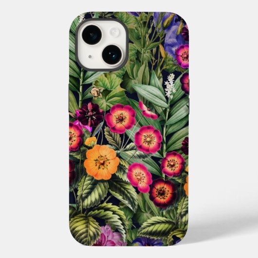 Pink Meadow Floral Case-Mate iPhone Case (Achterkant)