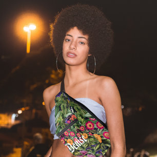 Pink Meadow Floral Sling Bag