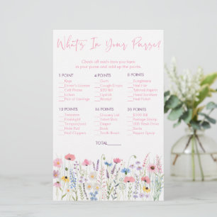 Pink Meadow Wildflowers Wat zit er in je portemonn