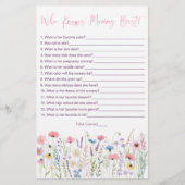 Pink Meadow Wildflowers Wie kent mama het beste sp (Voorkant)