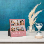 Pink Meilleure grand-mère jamais six Plaque photo (Insitu)