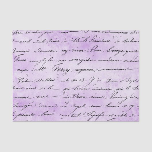 PINK MET ZWARTE HANDSCHRIJVING TISSUEPAPIER (Voorkant)