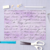 PINK MET ZWARTE HANDSCHRIJVING TISSUEPAPIER (Craft)