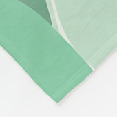 Pink Mint Green Melting Drip Pattern Abstract  Fleece Deken (Hoek)