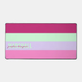 Pink Mint Green Purple Stripes Nom du Motif (Recto)