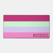 Pink Mint Green Purple Stripes Nom du Motif (Recto)