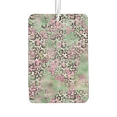 Pink Mint Leopard Print Luchtverfrisser (Achterkant)