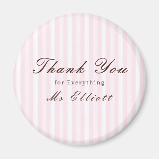 Pink Mist - Personalised Thank You Teacher Magnet Magneet