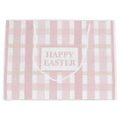 Pink Mix Plaid Groot Cadeauzakje (Voorkant)