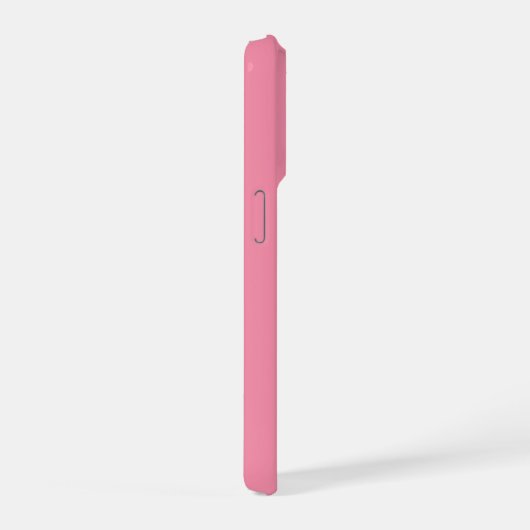Pink Modern Double Layer Simple Initial Monogram iPhone Hoesje (Rechterkant)