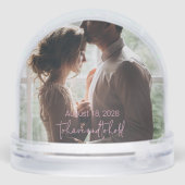 Pink Modern Love Couple's Photo (Arrière)