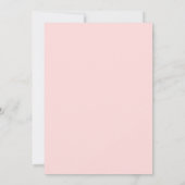 Pink Modern Stylish Boho Wedding Photo Uitnodiging (Achterkant)