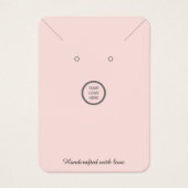 Pink Moderne Mini Collier Elevage Carte d'affichag (Devant)