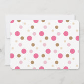 Pink Monkey First Birthday Party Invitation (Dos)