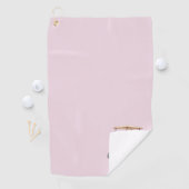 Pink Monogram Personalized Design Custom Gift Golfhanddoek (Insitu)