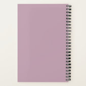 Pink Moon Over Mountains Carnet personnalisable (Verso)