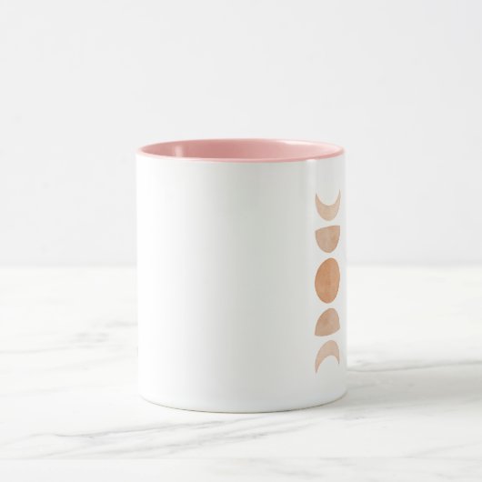 Pink Moon Phases café Mug (Centre)