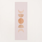 Pink Moon Phases Yoga Mat (Voorkant)