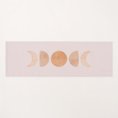 Pink Moon Phases Yoga Mat (Voorkant (horizontaal))