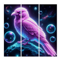Pink Moon Raven