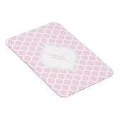 PInk Motif marocain avec Magnets Monogram (Côté Droit)