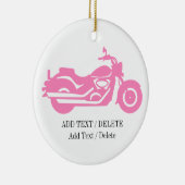Pink Motorcycle Ornament (Rechts)