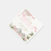 Pink Mountain Blossoms Adventure Servet (Hoek)