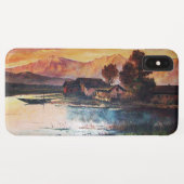 PINK MOUNTAINES LAKE ALPINE SUNSET LANDSCAPE Case-Mate iPhone CASE (Achterkant (horizontaal))